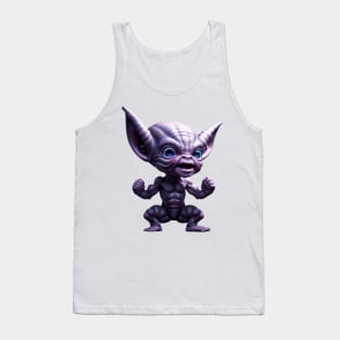 Crazy Space Alien Baby Tank Top